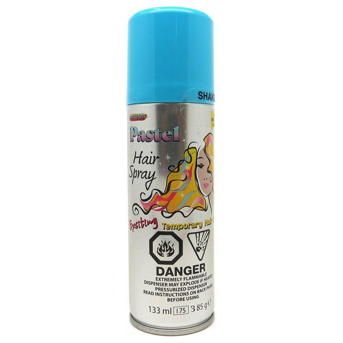 Hair Spray Pastel Blue - 133ml 1 Piece - Dollars and Sense