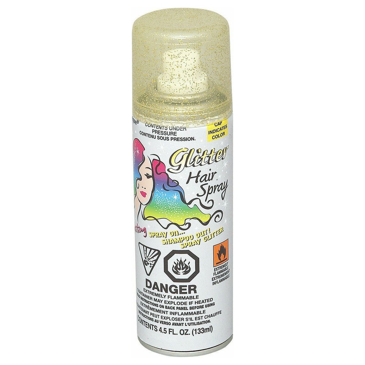 Hair Spray Glitter Gold - 133ml 1 Piece - Dollars and Sense