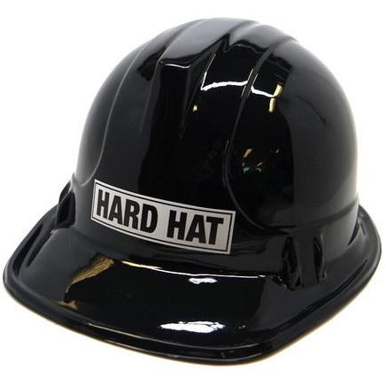 Construction Hard Hat Royal Black Plastic Default Title