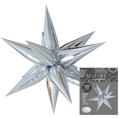 Glitz Starburst Silver 70cm Default Title