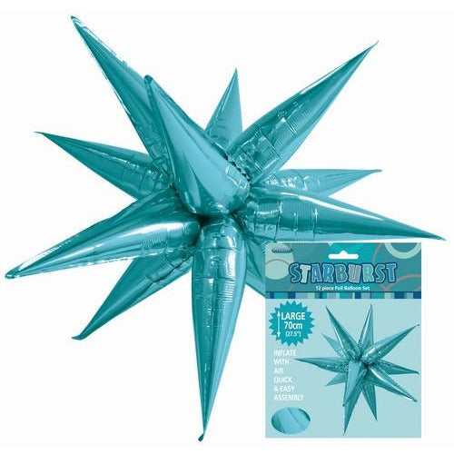 Glitz Starburst Caribbean Teal 70cm Default Title