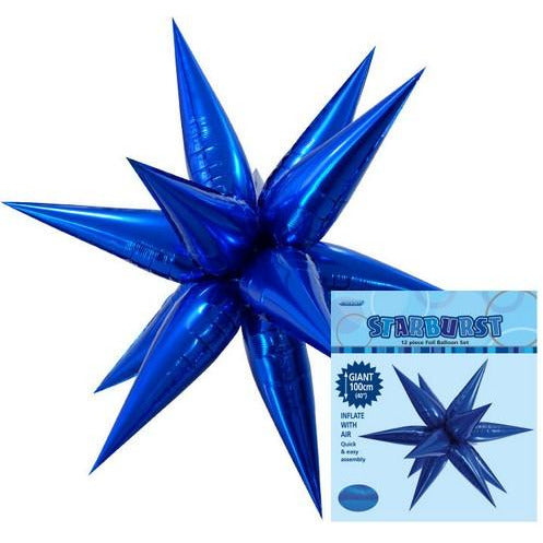 Glitz Starburst Royal Blue 100cm Default Title