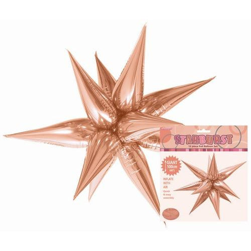 Glitz Starburst Rose Gold 100cm Default Title