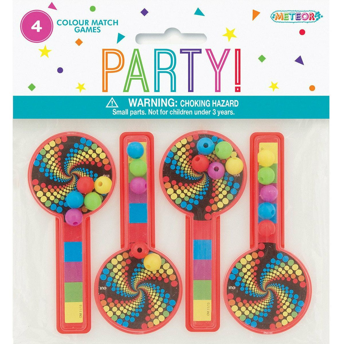 Color Match Games - Party Favors 4Pk - Dollars and Sense