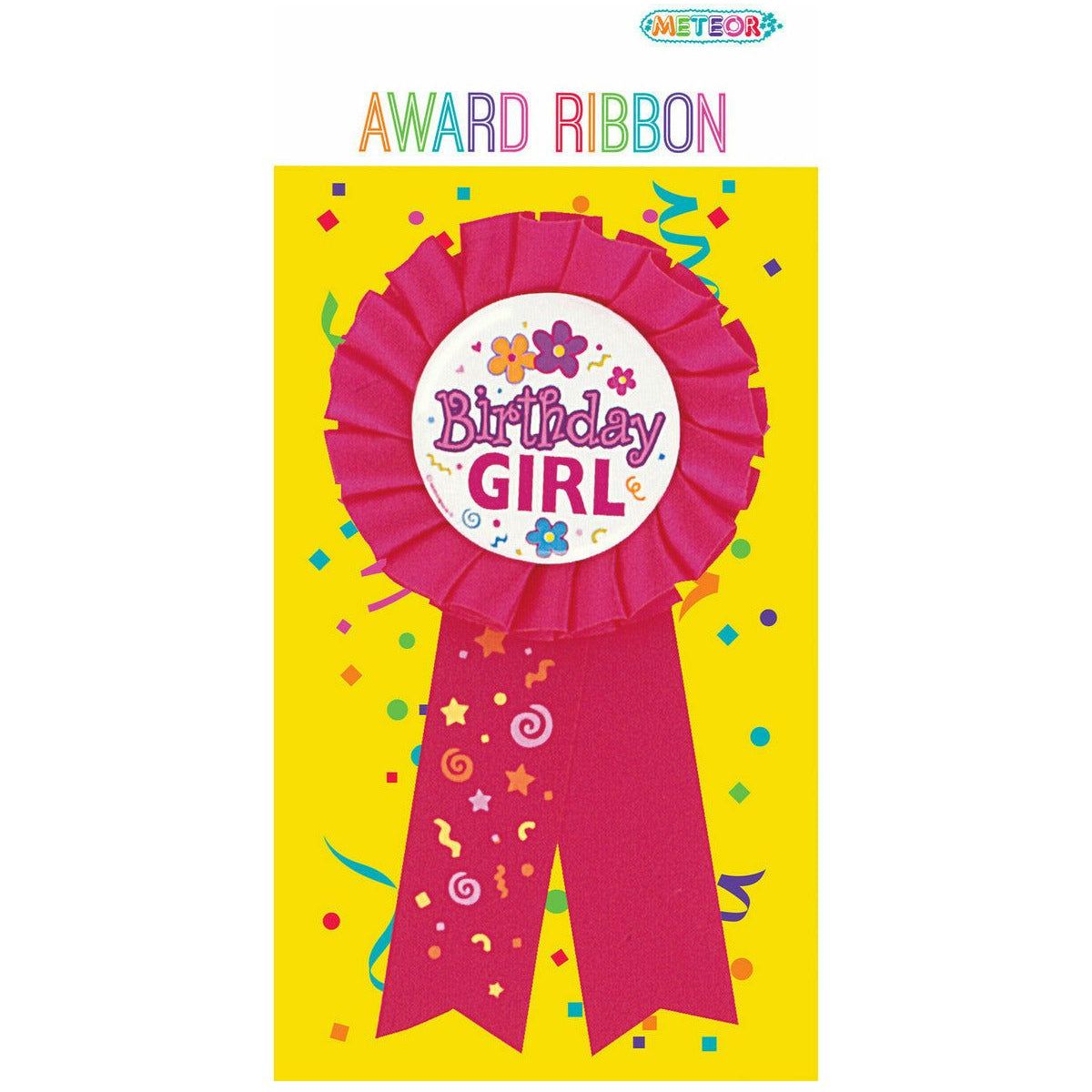 Birthday Girl Award Ribbon - 1 Piece - Dollars and Sense