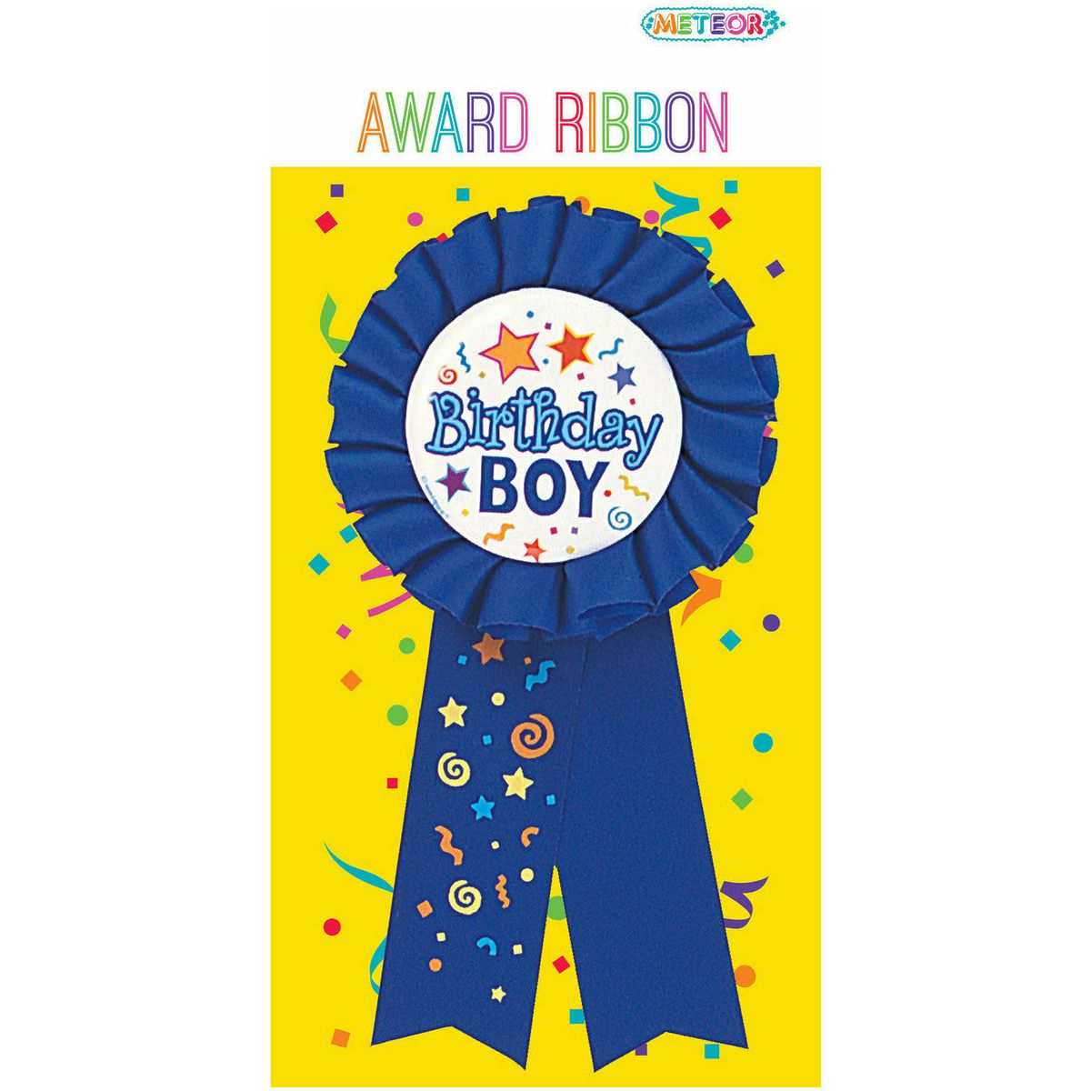 Birthday Boy Award Ribbon Royal Blue - 1 Piece - Dollars and Sense