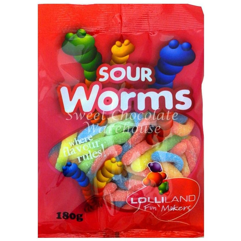 Lolliland Sour Worms - 180g