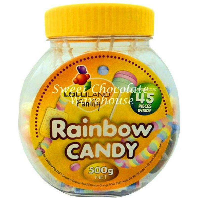 Lolliland Rainbow Candy Jar - 500g