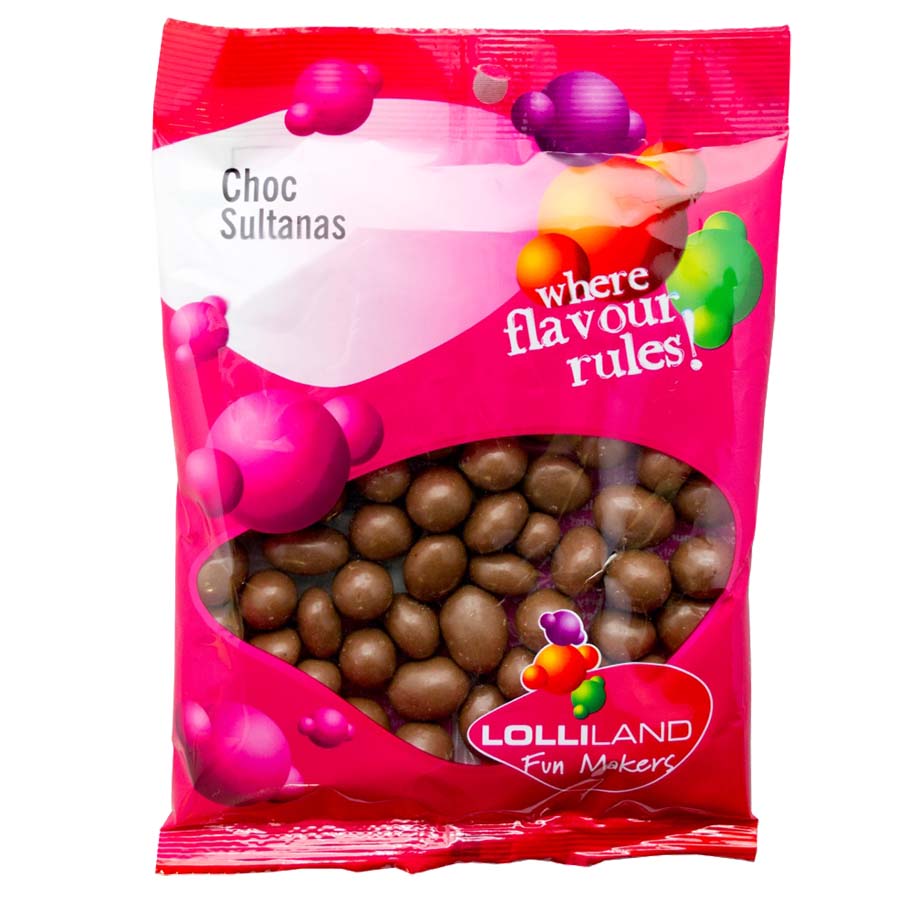 Lolliland Choc Sultanas 150g