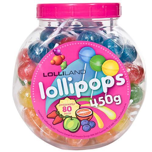Lolliland Lollipop Jar - 450g