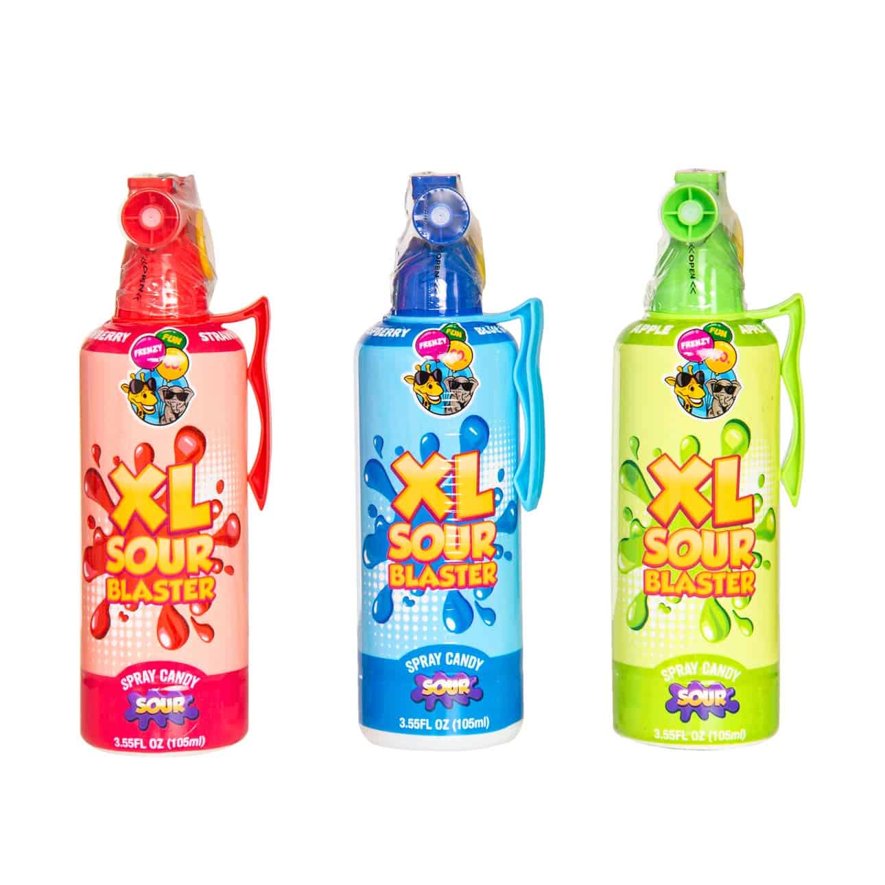XL Sour Blaster Spray Candy Assorted - 105ml - Dollars and Sense