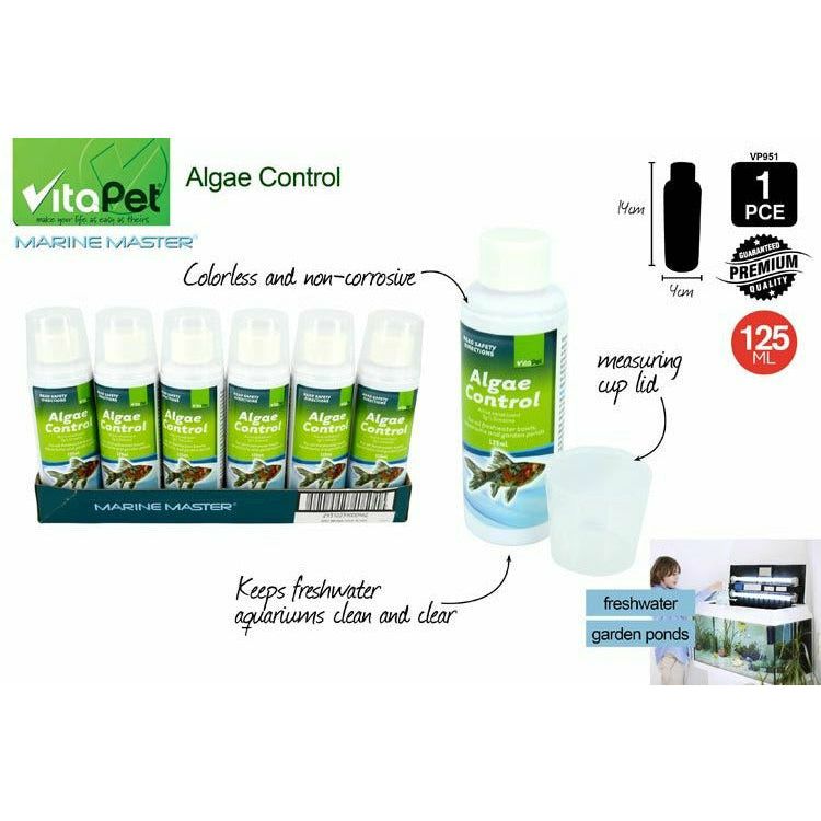 Fish Tank Algae Control - 14x4cm 125ml 1 Piece - Dollars and Sense