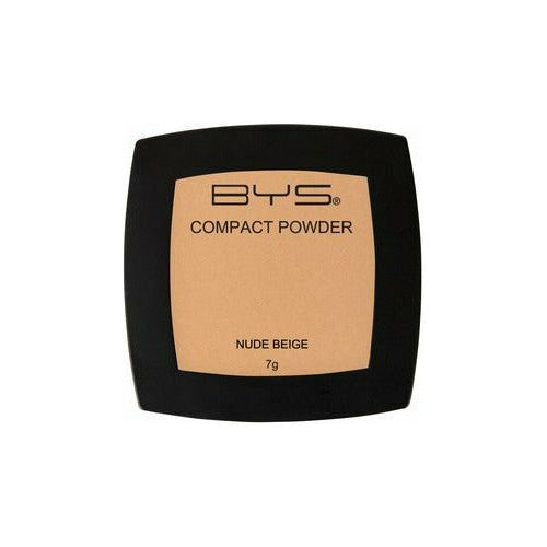 BYS Compact Powder Nude Beige - 7g 1 Piece - Dollars and Sense