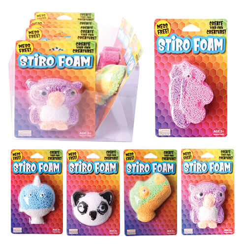 Styrofoam Create Your Own Creature - 1 Piece Assorted - Dollars and Sense