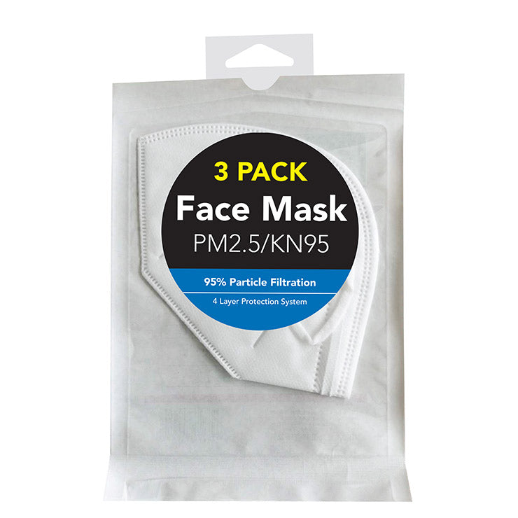 Face Mask KN95 - 3 Pack 1 Piece - Dollars and Sense