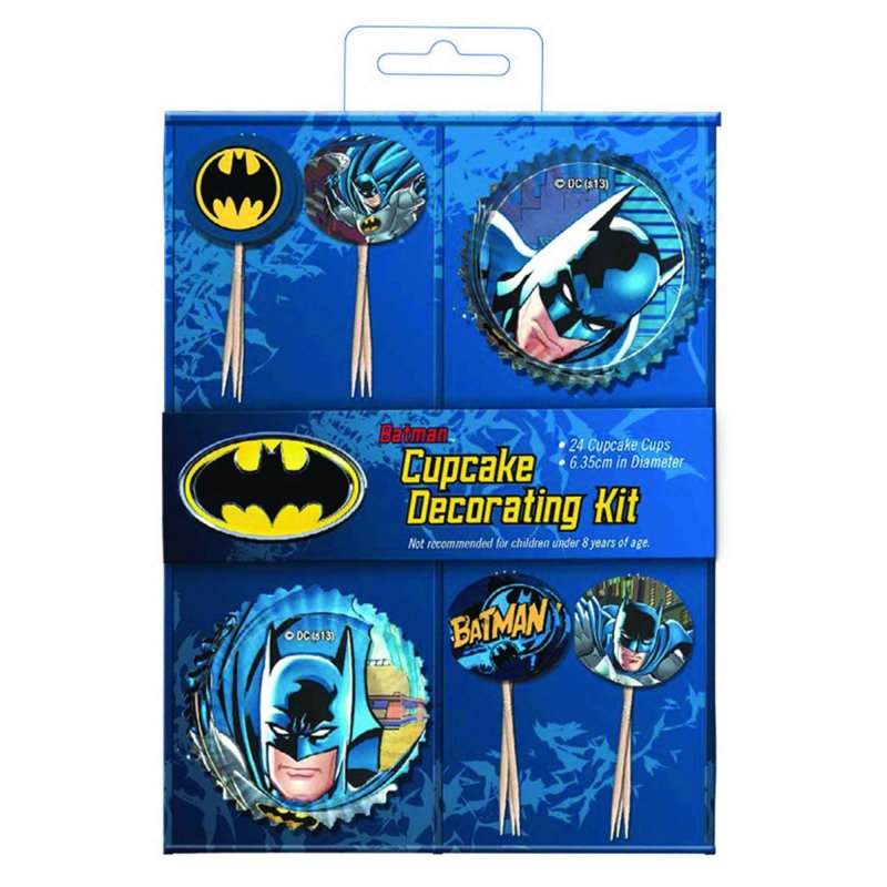 Batman Cupcake Decorations Kit - 48 Pack Default Title