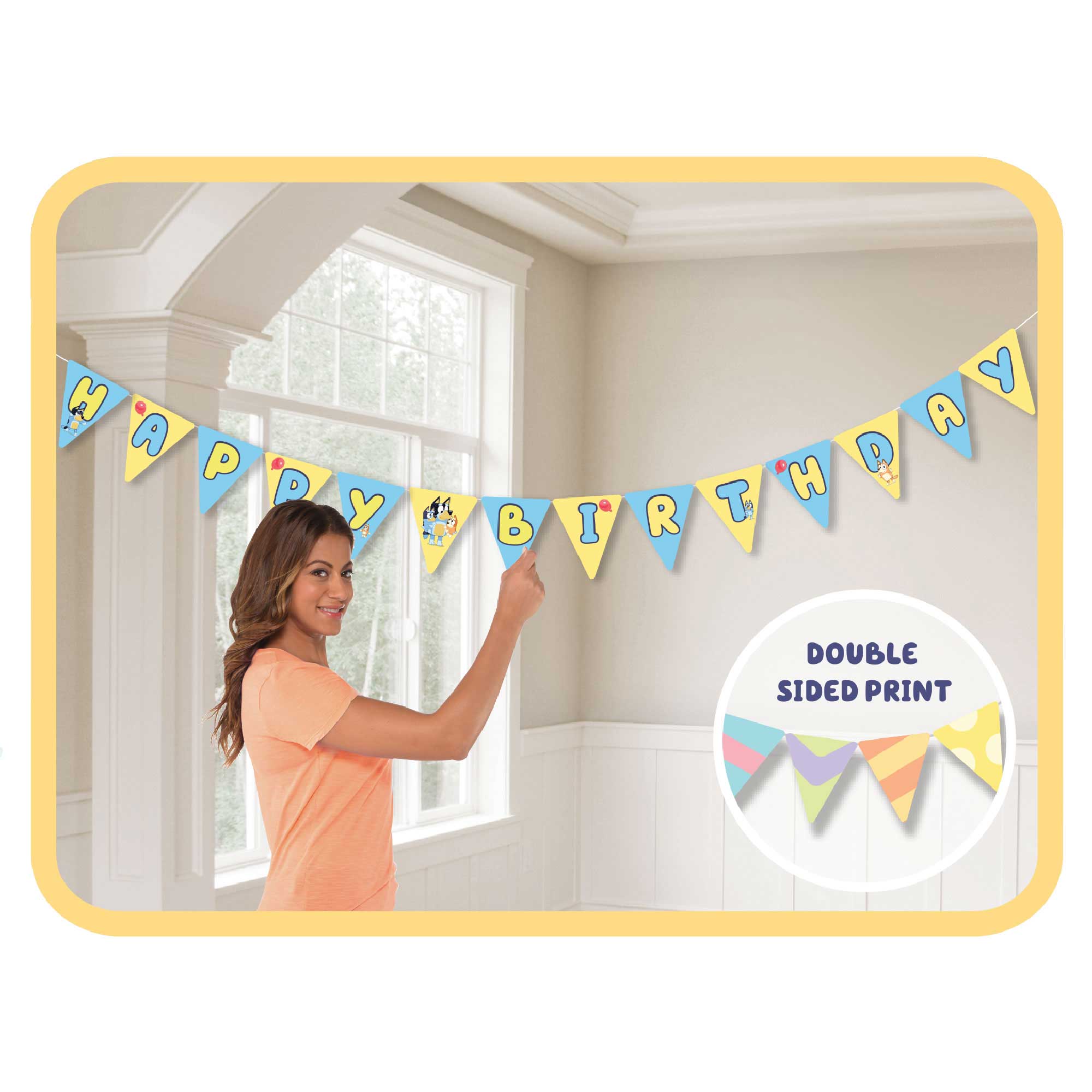 Bluey Bunting Paper Banner - 4.57m Default Title