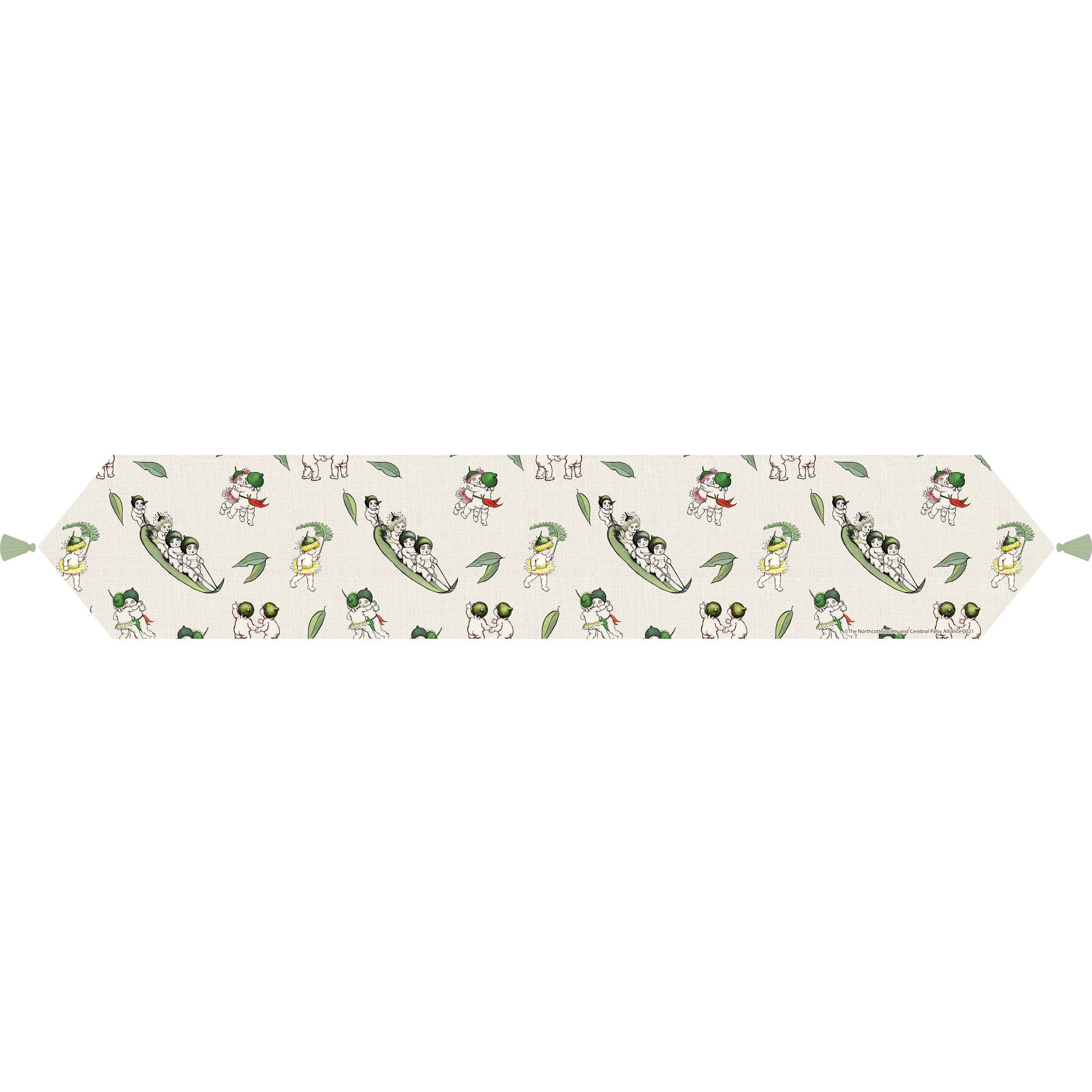 May Gibbs Burlap Fabric Table Runner Polyester - 1.83m Default Title