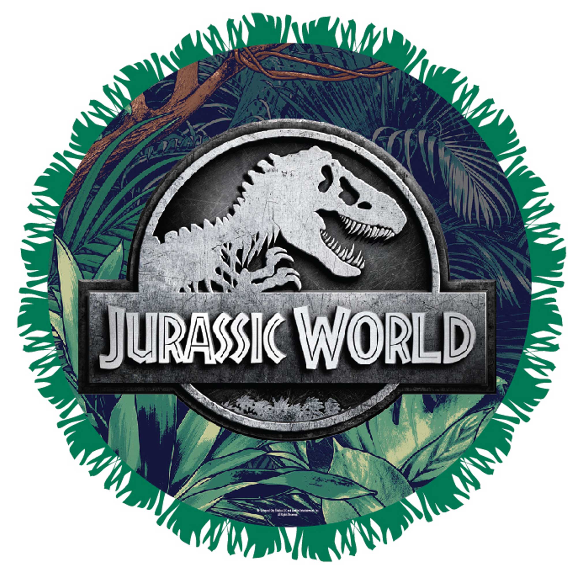 Jurassic Into The Wild Expandable Pull String Drum Pinata - 35x35x9cm Default Title