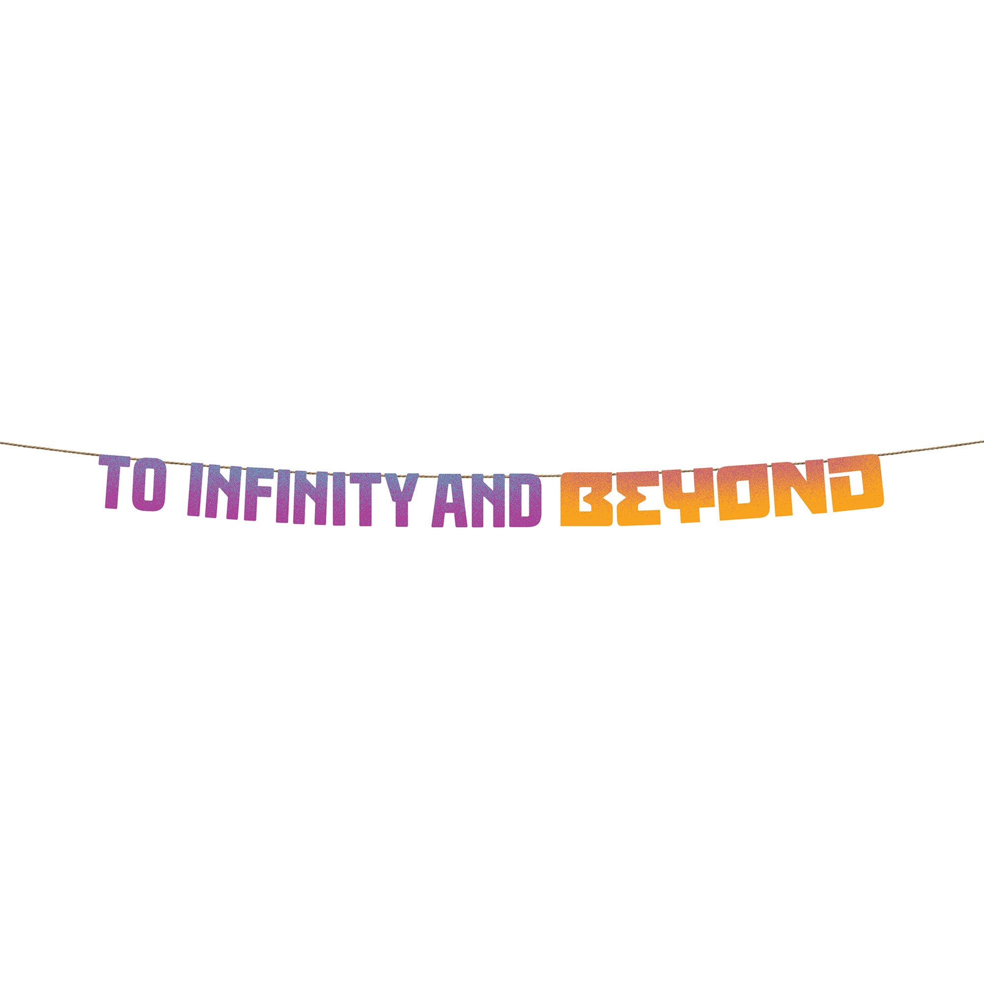 Buzz Lightyear To Infinity And Beyond Letter Banner - 19cm x 3m Default Title