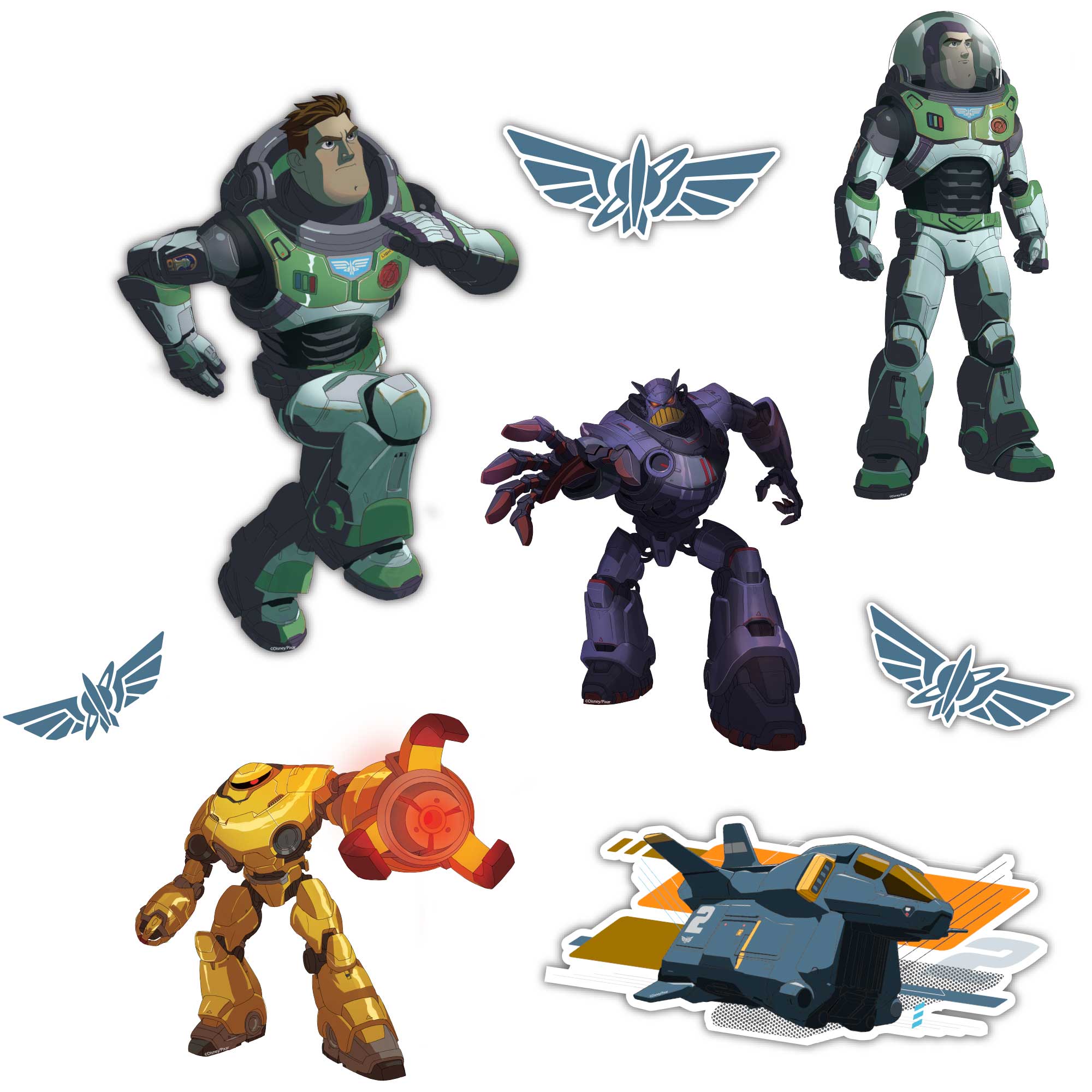 Buzz Lightyear Cutouts - 8 Pack Default Title