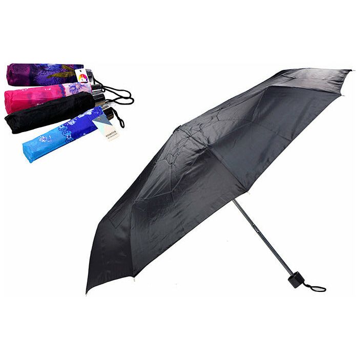 Compact foldable Umbrella - 1 Piece Assorted - Dollars and Sense