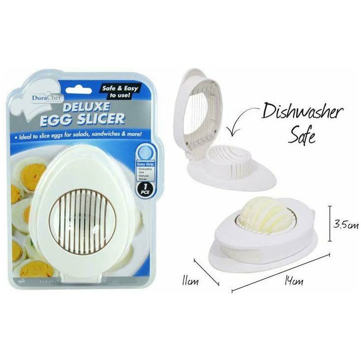 Deluxe Egg Slicer White - 1 Piece - Dollars and Sense