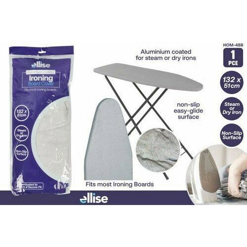 Ironing Board Cover Aluminium Coated - 132x51cm 1 Piece - Dollars and Sense