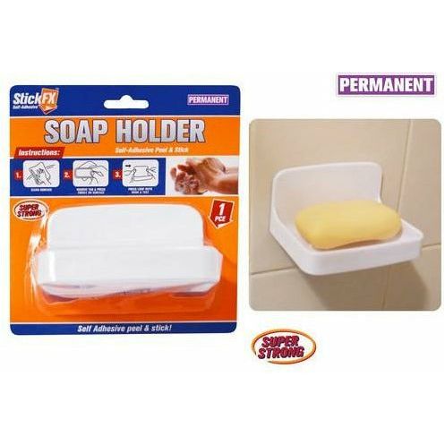 Soap Holder Self-Adhesive Permanent - 11x6cm 1 Piece - Dollars and Sense