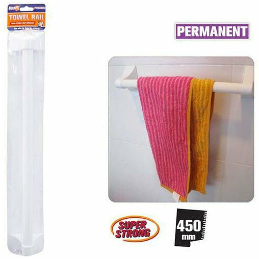 Tower Rail Self Adhesive Permanent - 450mm 1 Piece - Dollars and Sense