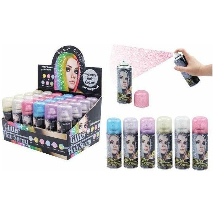 Glitter Hair Spray - 85g 1 Piece Assorted - Dollars and Sense