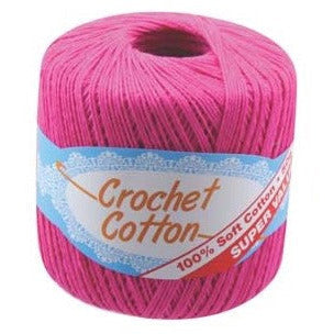 Crochet Cotton Lolly Pink - Dollars and Sense