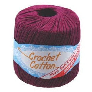 Crochet Cotton Plum - Dollars and Sense