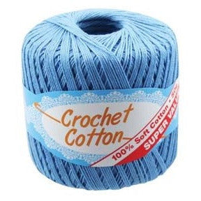 Crochet Cotton Baby Blue - Dollars and Sense