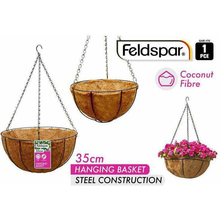 Buy Hanging Planter with Coconut Liner 35cm | Dollars and Sense
