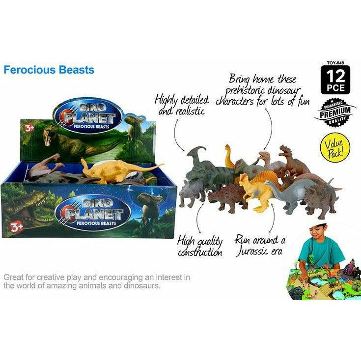Dino Planet Ferocious Beasts - 1 Piece Assorted 11-14cm - Dollars and Sense