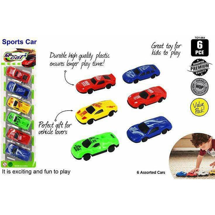 6pce Racing Cars 7cm - Dollars and Sense