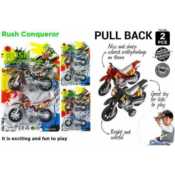 Pull Back Bikes 12cm 2pce - Dollars and Sense