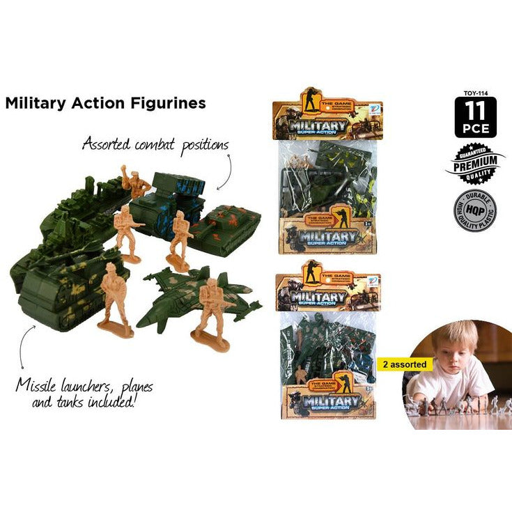 12pce Military Figures Toy