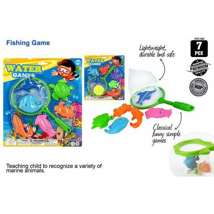 7pce Fishing Set Toy with Net - Dollars and Sense