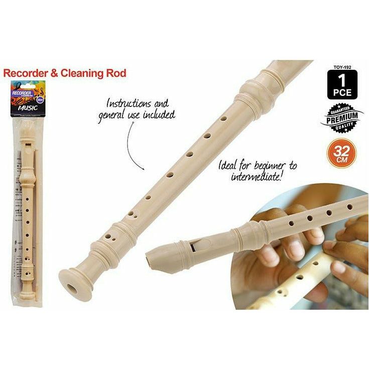 Recorder and Cleaning Rod - 32cm - Dollars and Sense