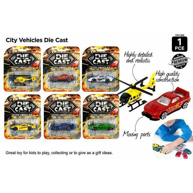 City Vehicles Die Cast - 1 Piece Assorted - Dollars and Sense