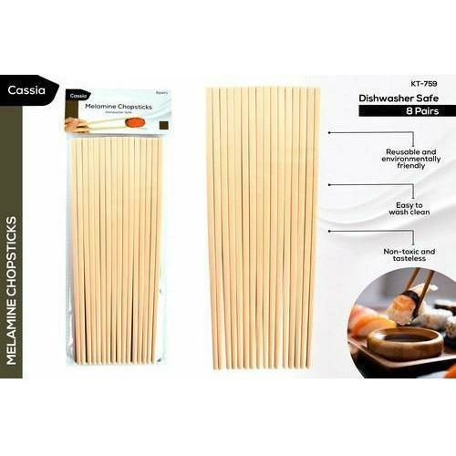 Melamine Chopsticks - 24cm 8 Pairs - Dollars and Sense