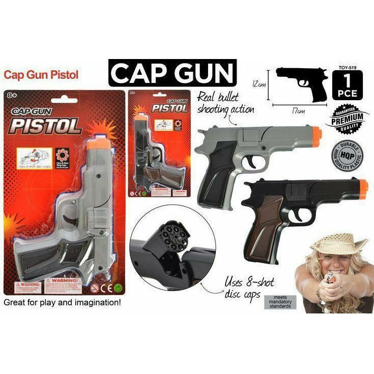 Pistol Cap Gun - 12x17cm 1 Piece Assorted - Dollars and Sense
