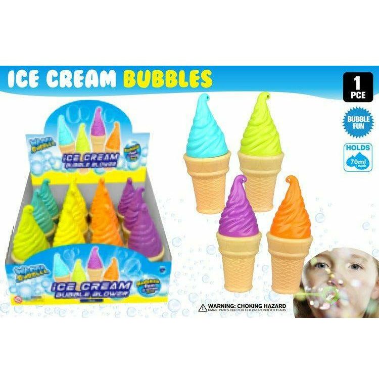 Ice Cream Soft Serve Bubble Blower - 1 Piece Assorted 70ml - Dollars and Sense