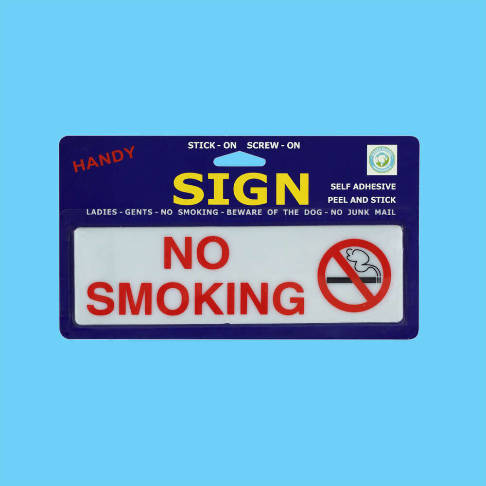 Sign Medium No Smoking - 1 Piece - Dollars and Sense