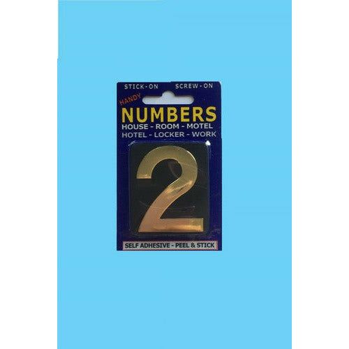 Numbers NO.2 Black and Gold - 1 Piece - Dollars and Sense