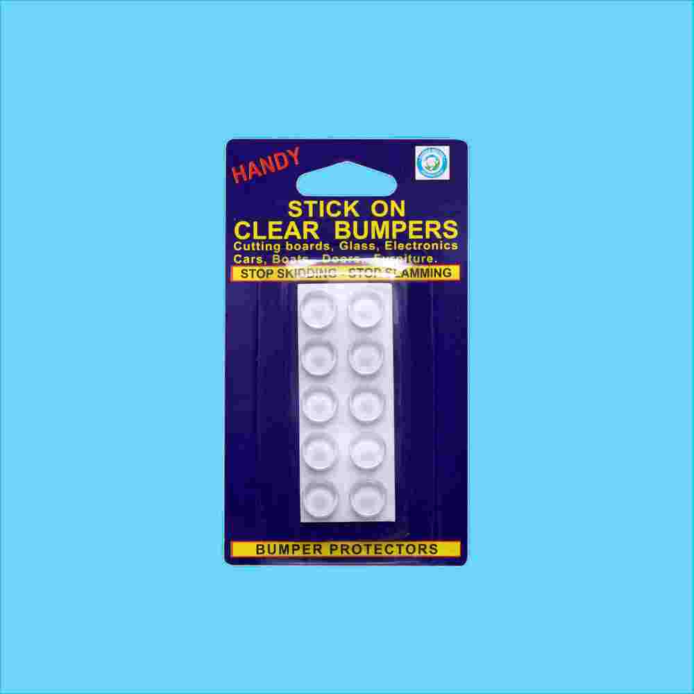 Small Stick On Clear Bumpers - 12.7mm 10 Pack 1 Piece - Dollars and Sense