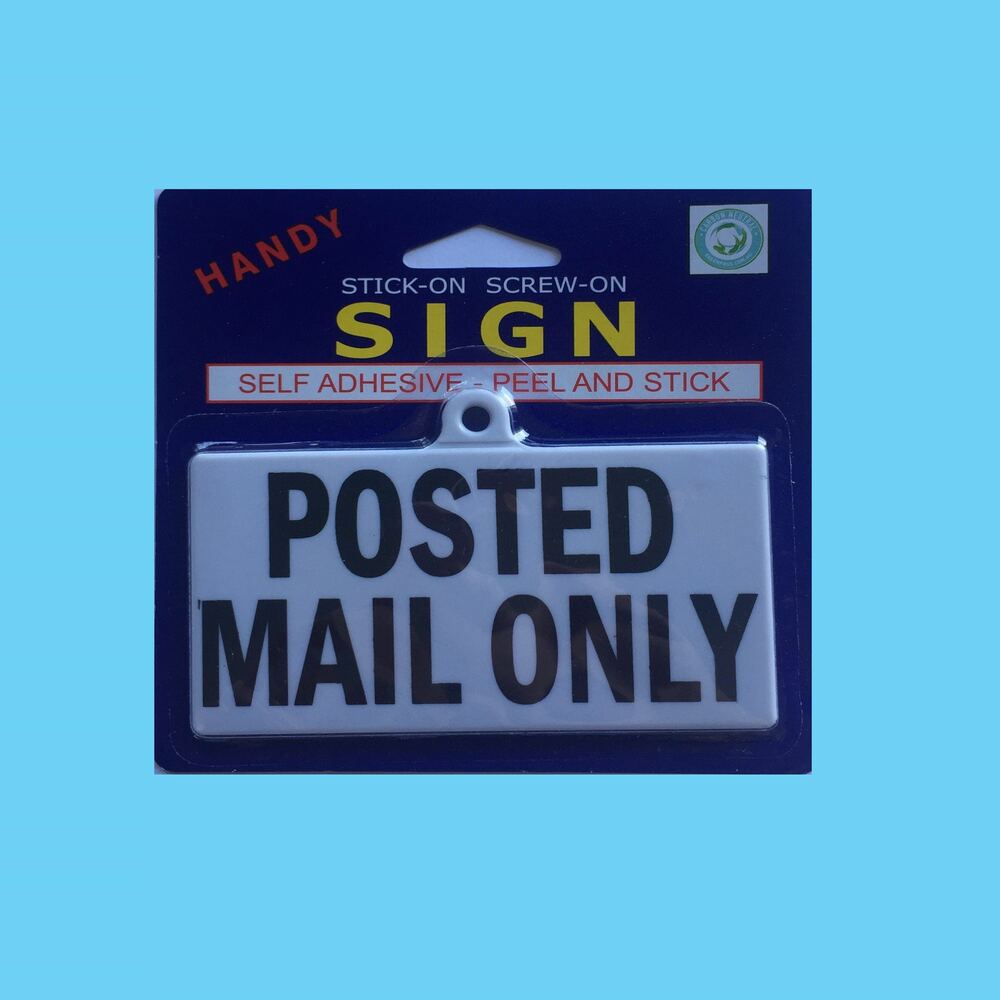 Sign Medium Posted Mail Only - 1 Piece - Dollars and Sense