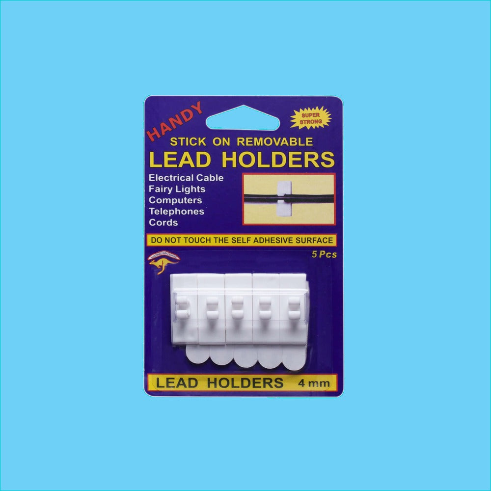 Small Lead Holders Stick On Removable - 4mm 5 Pack 1 Piece - Dollars and Sense